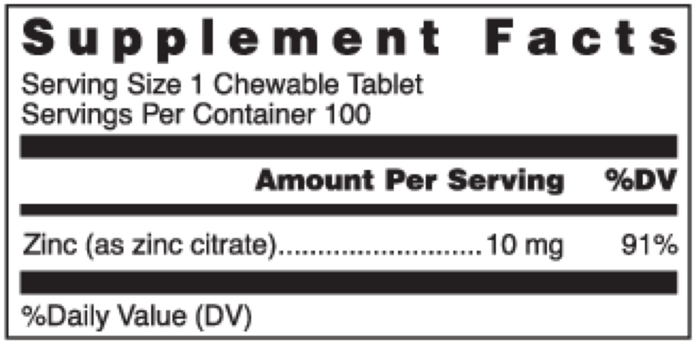 variant:100 Chewables