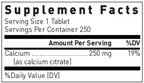 variant:250 tablets